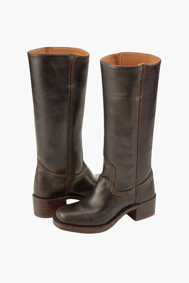 Women's Classic Block Heel Knee-High Boots for Everyday and Office Style