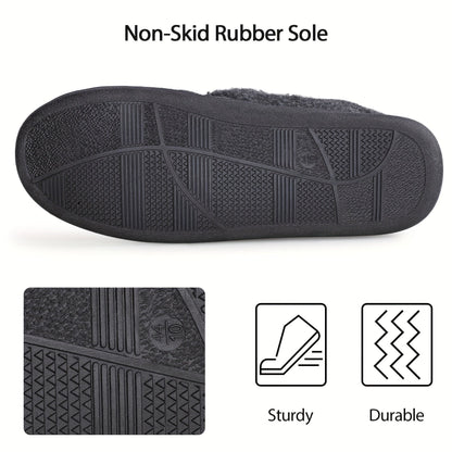 Men's Vintage Style House Slippers with Adjustable Strap for Comfort and Everyday Relaxation