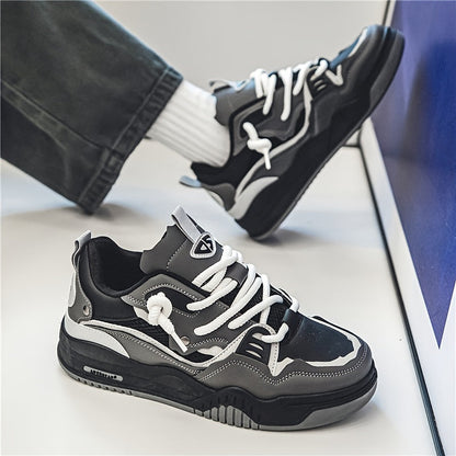 Men's Streetwear Casual Sneakers with Bold Design and Comfort for Everyday and Sport