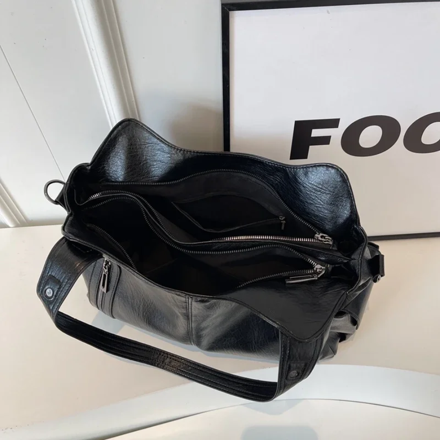 Women's Vintage Style Everyday Shoulder Bag – Fashionable & Functional Handbag for Work, Travel, and Casual Outings