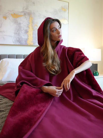Women's Oversized Hooded Lounge Blanket – Cozy Relaxation Hoodie