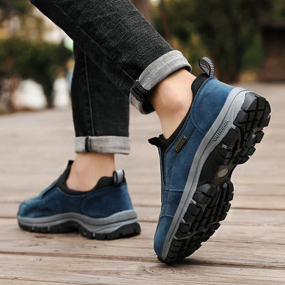 Men's Orthopedic Outdoor Slip-On Walking Shoe – Sporty All-Terrain Comfort