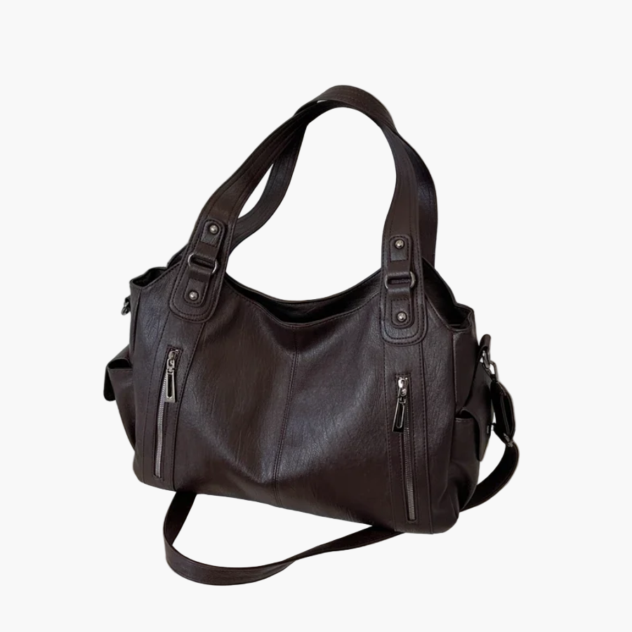 Women's Vintage Style Everyday Shoulder Bag – Fashionable & Functional Handbag for Work, Travel, and Casual Outings