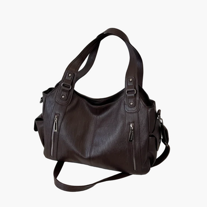 Women's Vintage Style Everyday Shoulder Bag – Fashionable & Functional Handbag for Work, Travel, and Casual Outings