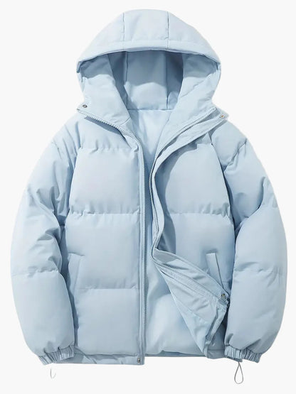 Men's Classic Winter Puffer Jacket with Hood – Versatile Everyday Warmth