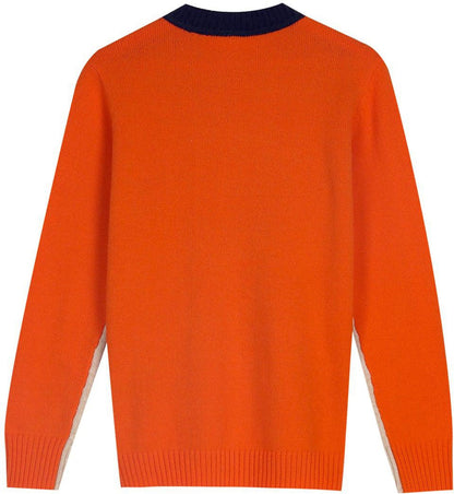 Women's Modern Colorblock Sweater Urban Chic Pullover