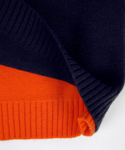 Women's Modern Colorblock Sweater Urban Chic Pullover
