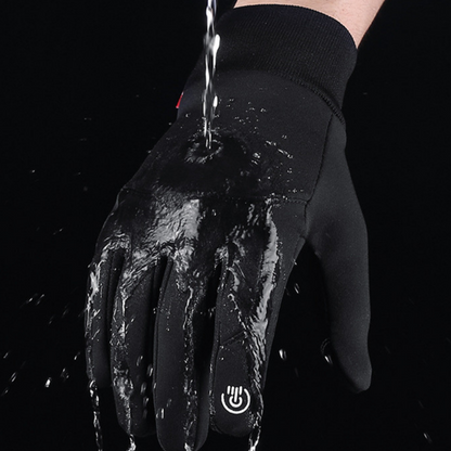 Men's Touchscreen Winter Gloves for Outdoor Sports and Everyday Use