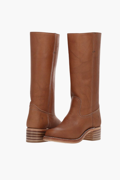 Women's Classic Block Heel Knee-High Boots for Everyday and Office Style