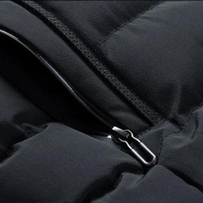 Men's Hooded Puffer Vest for Outdoor and Everyday Wear