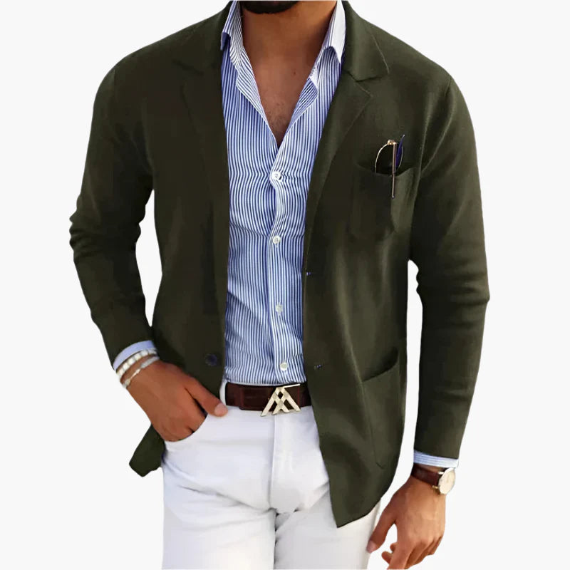 Men's Classic Business Casual Blazer – Versatile Modern Suit Jacket for Office, Events & Everyday Style
