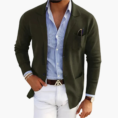 Men's Classic Business Casual Blazer – Versatile Modern Suit Jacket for Office, Events & Everyday Style