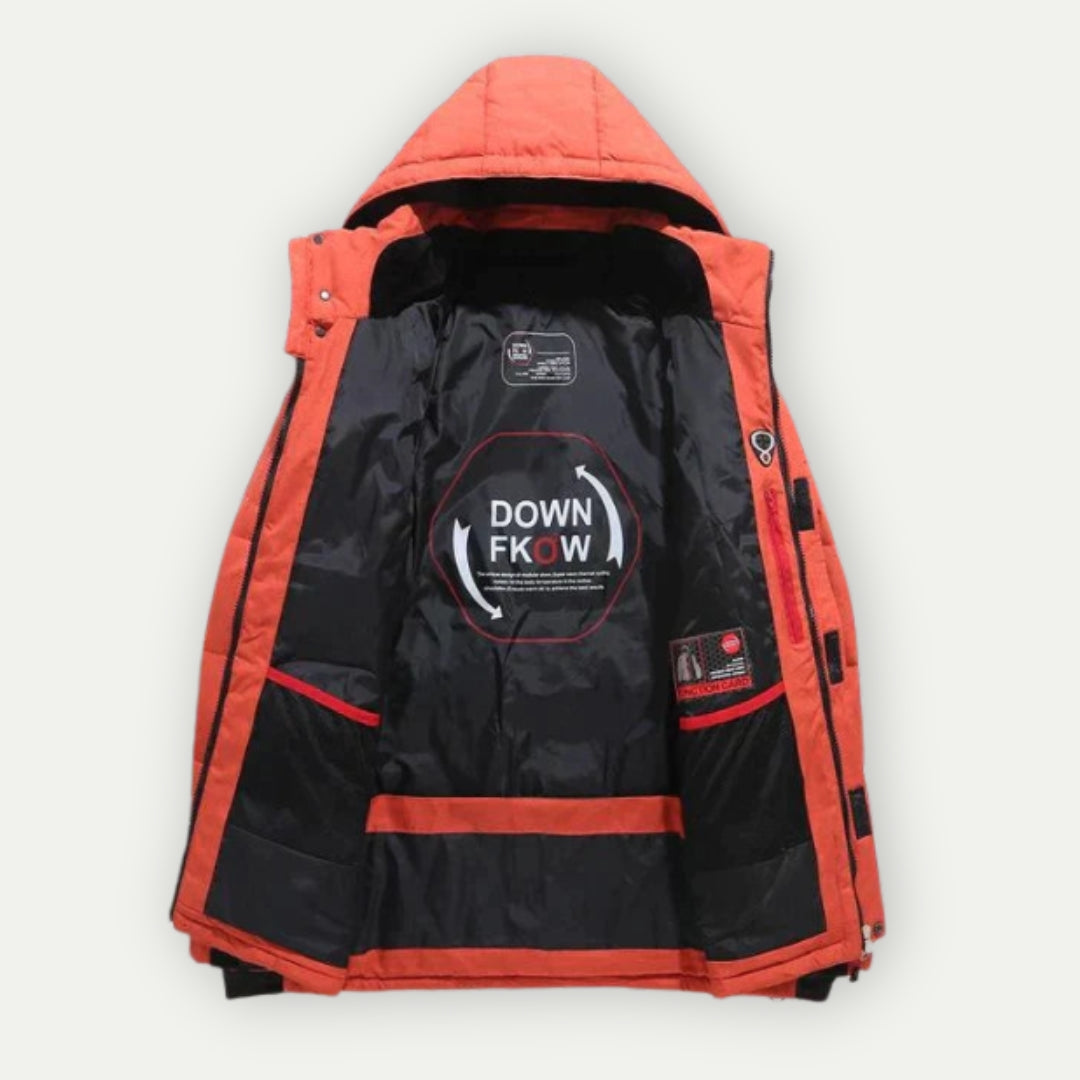 Men's Winter Puffer Jacket with Hood – Urban Outdoor Style, Warm & Functional