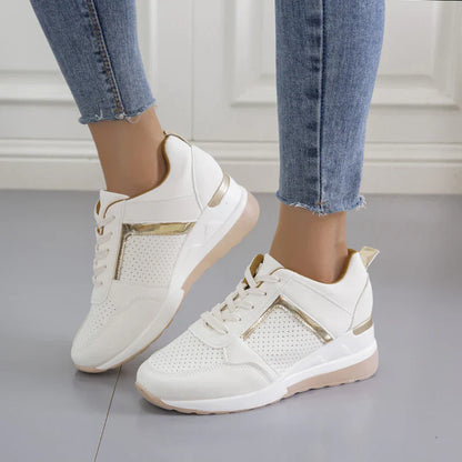 Women's Orthopedic Fashion Wedge Sneakers – Supportive Casual Walking Shoes