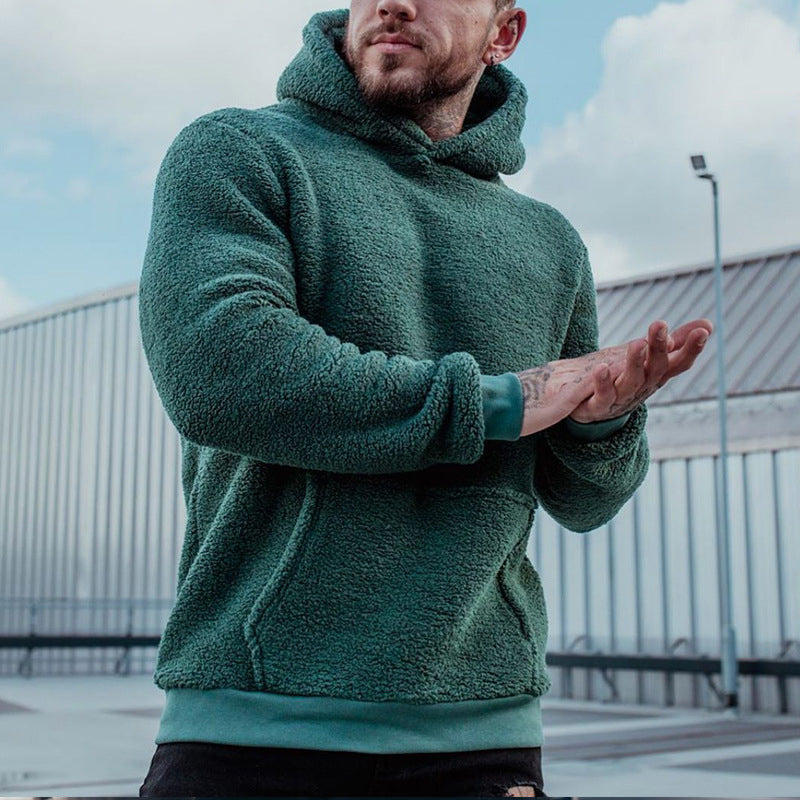 Men's Relaxed Fit Urban Fleece Hoodie – Casual Street Style Pullover