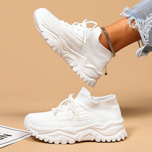 Women's Chunky Fashion Sneakers – Trendy Everyday Walking Shoes