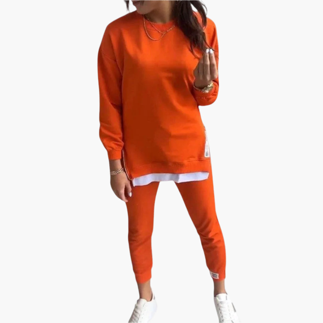 Women's Loungewear Set – Relaxed Fit Tracksuit for Everyday Comfort and Leisure