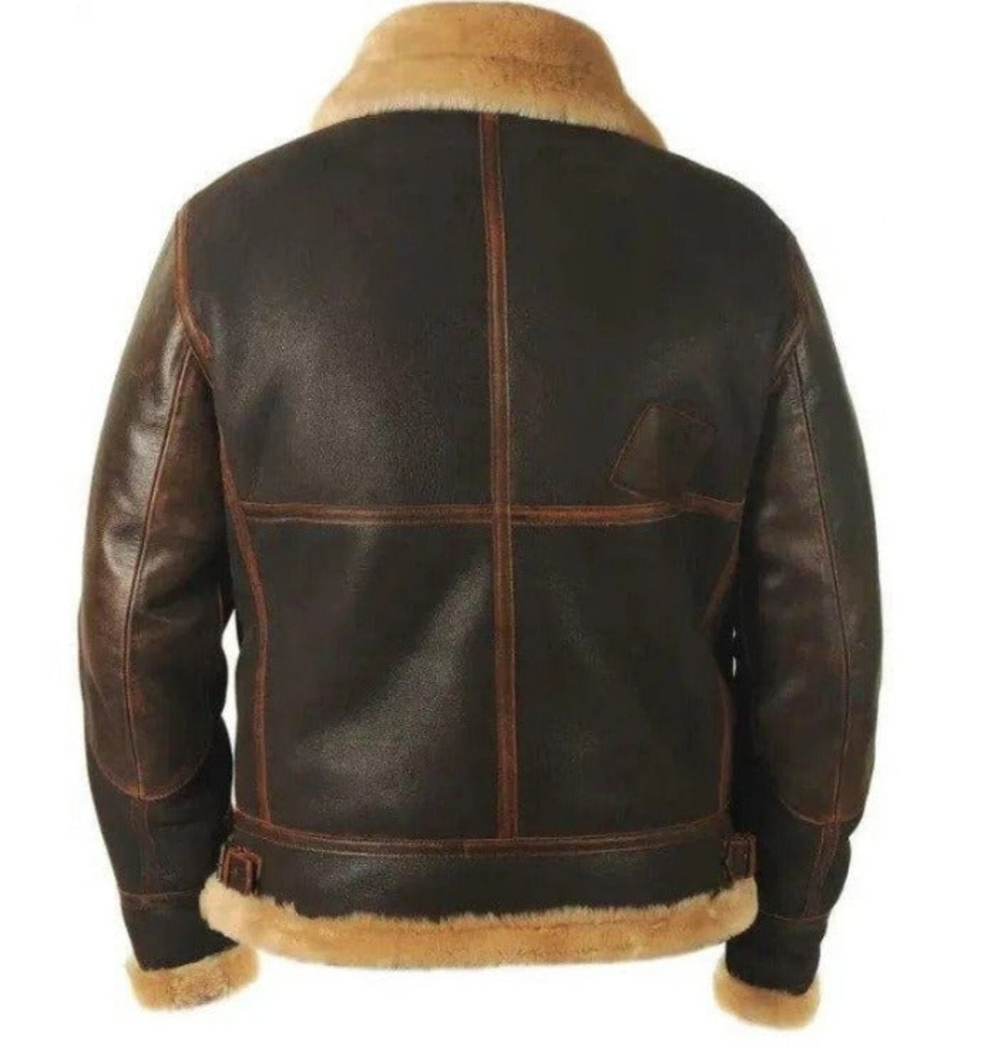Men's Vintage Pilot Style Aviator Winter Jacket – Classic Casual Outerwear