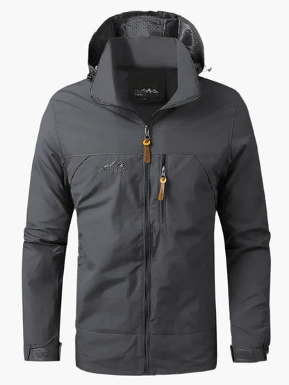 Men's Outdoor Waterproof Functional Jacket – Athletic All-Weather Windbreaker for Hiking and Everyday Wear