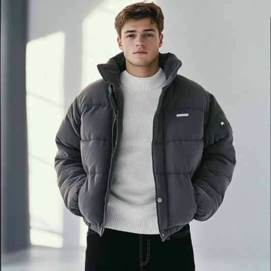 Men's Modern Winter Puffer Jacket – Stylish Urban & Outdoor Warmth