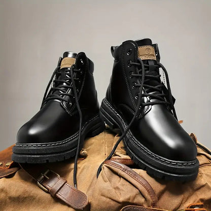 Men's Outdoor Combat Boots – Rugged Lace-Up Work and Adventure Style