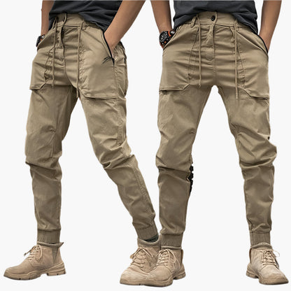 Men's Urban Streetwear Cargo Jogger Pants – Tapered Fit for Everyday, Outdoor & Casual Wear