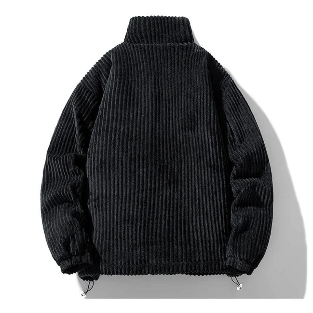 Men's Classic Corduroy Puffer Jacket – Casual Winter Streetwear