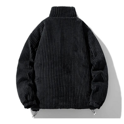 Men's Classic Corduroy Puffer Jacket – Casual Winter Streetwear