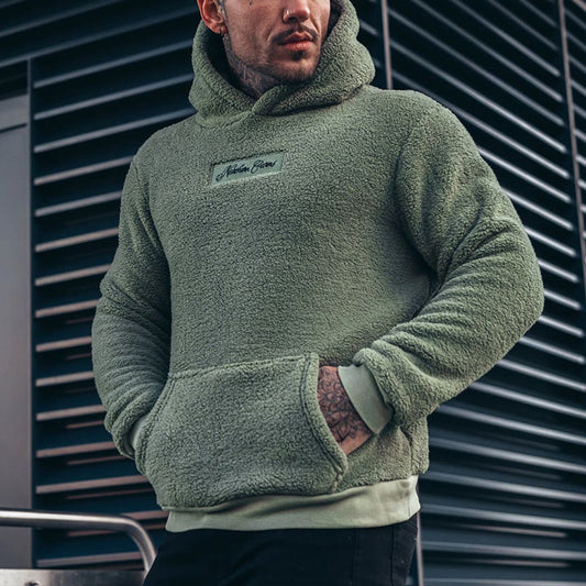 Men's Relaxed Fit Urban Fleece Hoodie – Casual Street Style Pullover