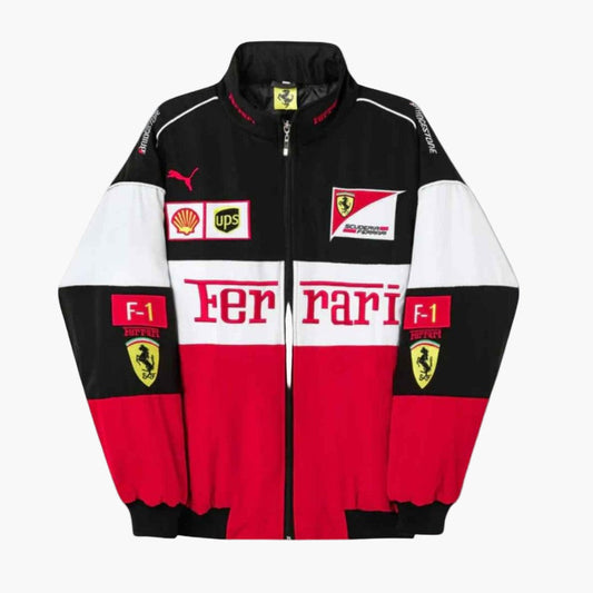 Unisex Vintage Ferrari Racing Jacket for Motorsport Fans