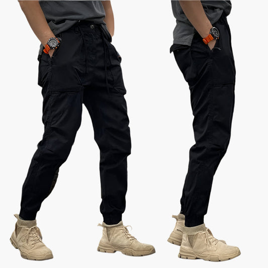 Men's Urban Streetwear Cargo Jogger Pants – Tapered Fit for Everyday, Outdoor & Casual Wear