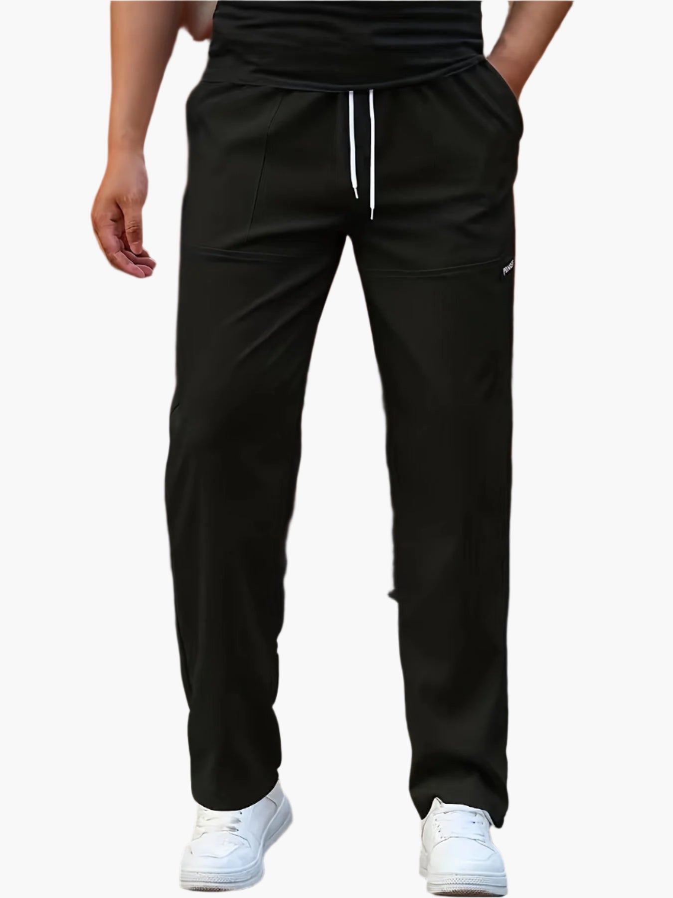 Men's Straight Leg Jogger Pants Athletic Fit with Drawstring Waist – Versatile Everyday & Sportswear