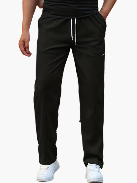 Men's Straight Leg Jogger Pants Athletic Fit with Drawstring Waist – Versatile Everyday & Sportswear
