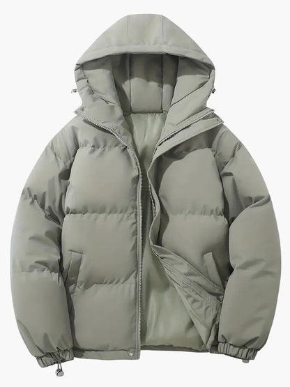 Men's Classic Winter Puffer Jacket with Hood – Versatile Everyday Warmth