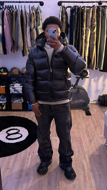 Men's Urban Puffer Jacket – Streetwear Style Winter Puffer with Hood