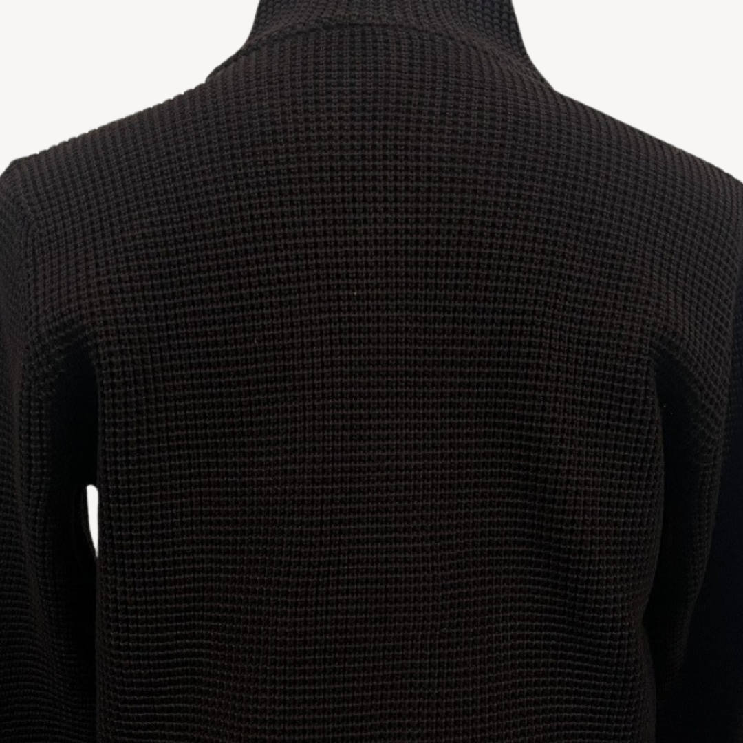 Men's Classic Button-Up Knit Cardigan – Timeless Business & Casual Style