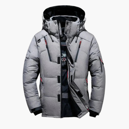 Men's Winter Puffer Jacket with Hood – Urban Outdoor Style, Warm & Functional