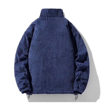 Men's Classic Corduroy Puffer Jacket – Casual Winter Streetwear