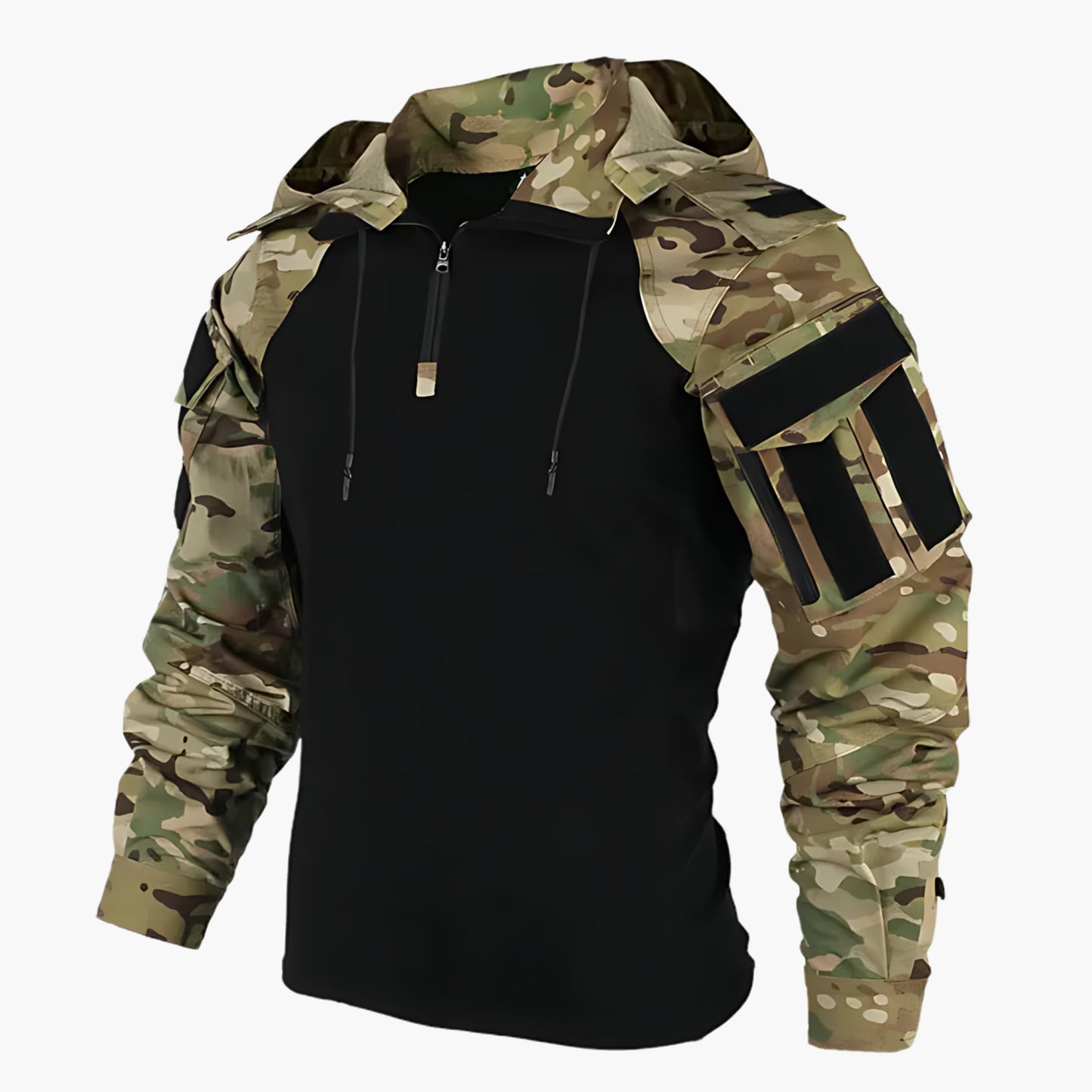 Men's Tactical Outdoor Jacket – Sporty Functional Windbreaker for Hiking, Urban & Adventure