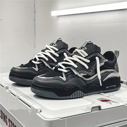 Men's Streetwear Casual Sneakers with Bold Design and Comfort for Everyday and Sport
