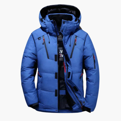 Men's Winter Puffer Jacket with Hood – Urban Outdoor Style, Warm & Functional