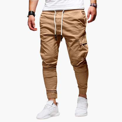 Men's Modern Cargo Jogger Pants with Adjustable Waist – Urban Streetwear & Outdoor Style