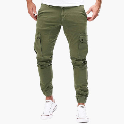 Men's Modern Cargo Jogger Pants with Adjustable Waist – Urban Streetwear & Outdoor Style
