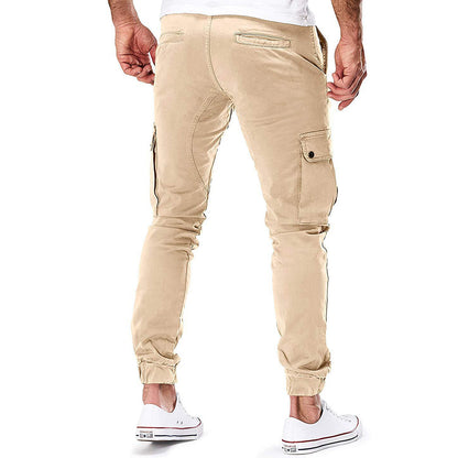 Men's Modern Cargo Jogger Pants with Adjustable Waist – Urban Streetwear & Outdoor Style