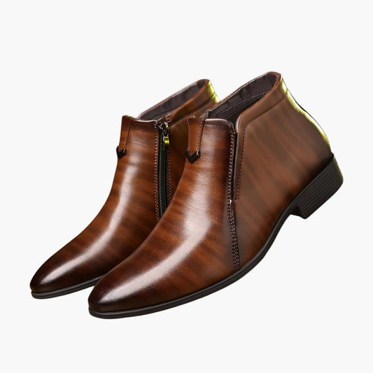 Men's Classic Retro Ankle Boots – Elegant Dress Chelsea Boot for Business and Casual