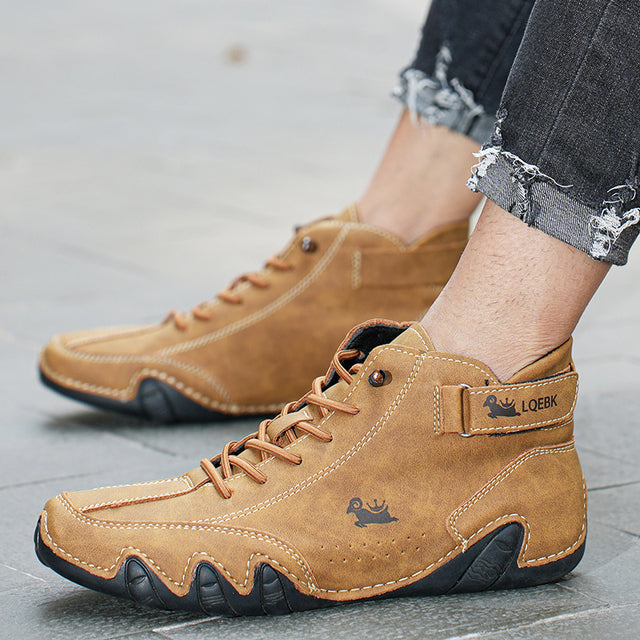 Men's Barefoot Minimalist Walking and Leisure Shoes – Wide Toe Box, Flexible Sole, Everyday Comfort