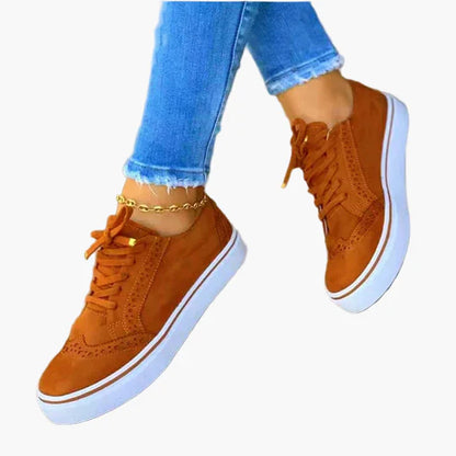 Women's Orthopedic Lace-Up Casual Sneakers – Everyday Comfort & Support