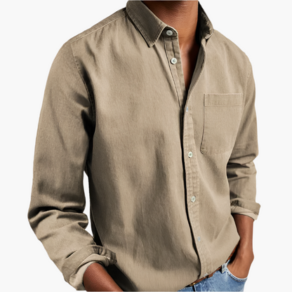 Men's Classic Button-Down Casual Shirt – Versatile Everyday Style