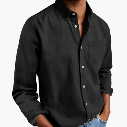 Men's Classic Button-Down Casual Shirt – Versatile Everyday Style