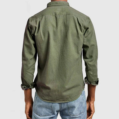Men's Classic Button-Down Casual Shirt – Versatile Everyday Style
